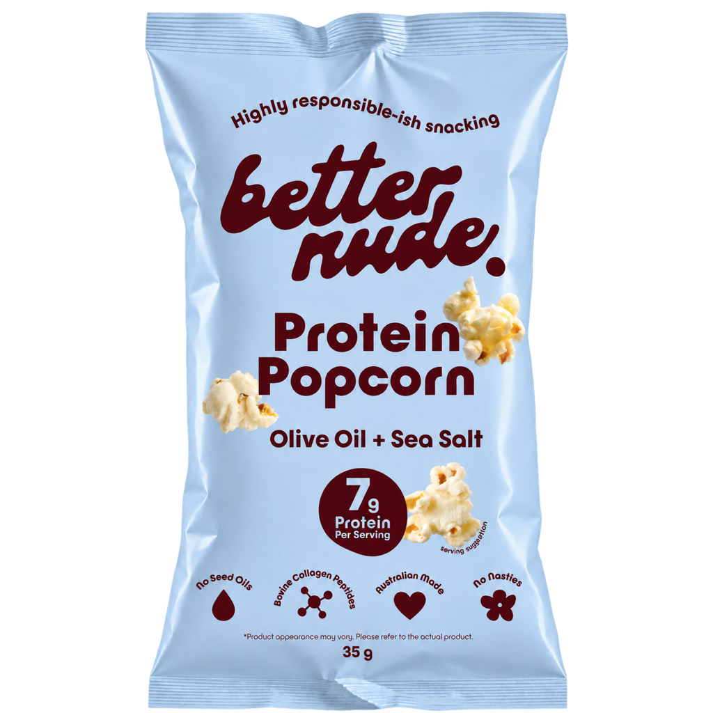 Olive Oil + Sea Salt Protein Popcorn
